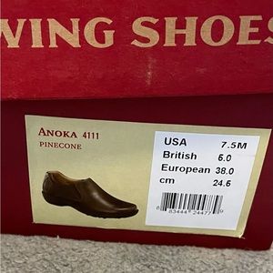 Red Wing Anoka Slip On in Pinecone, Size 7.5, NIB